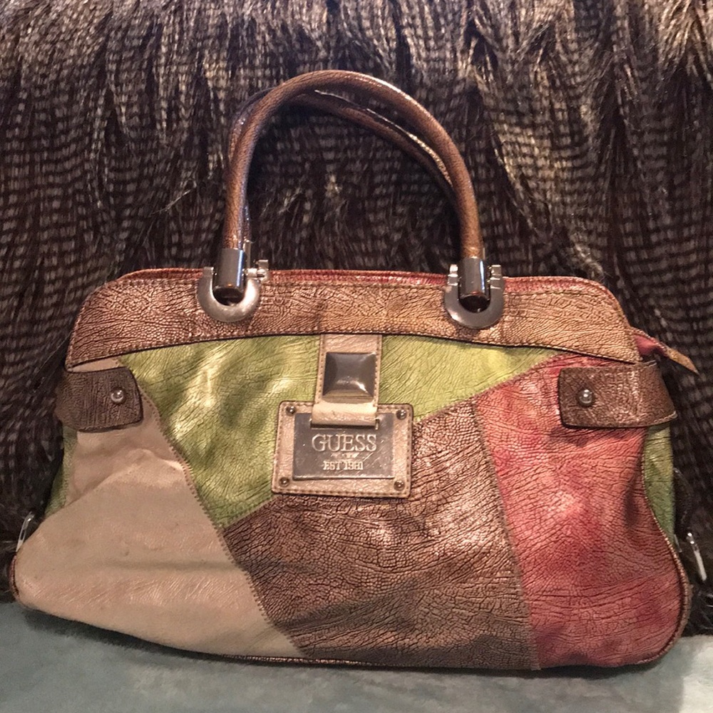 Guess bag 15”l 8.5”h 4”width